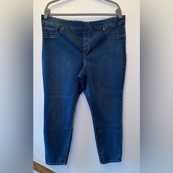 Coconut Row denim leggings - Picture 1 of 4